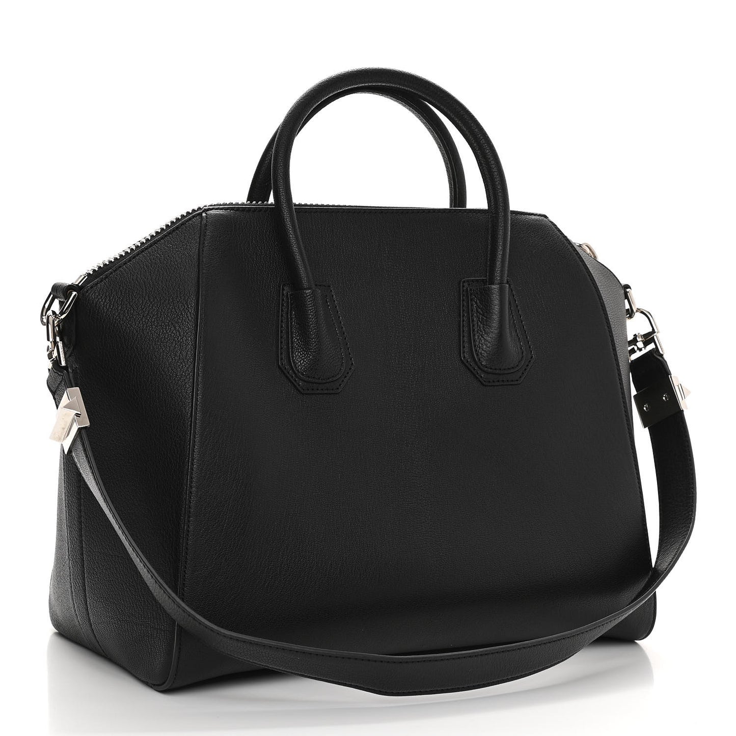 Sugar Goatskin Medium Antigona Black