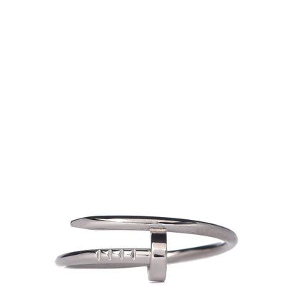 Cartier 18K White Gold Small Juste Un Clou Ring 57 8 1 of 5