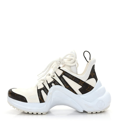 Louis Vuitton Patent Monogram LV Archlight Sneakers 37 White 1 of 8