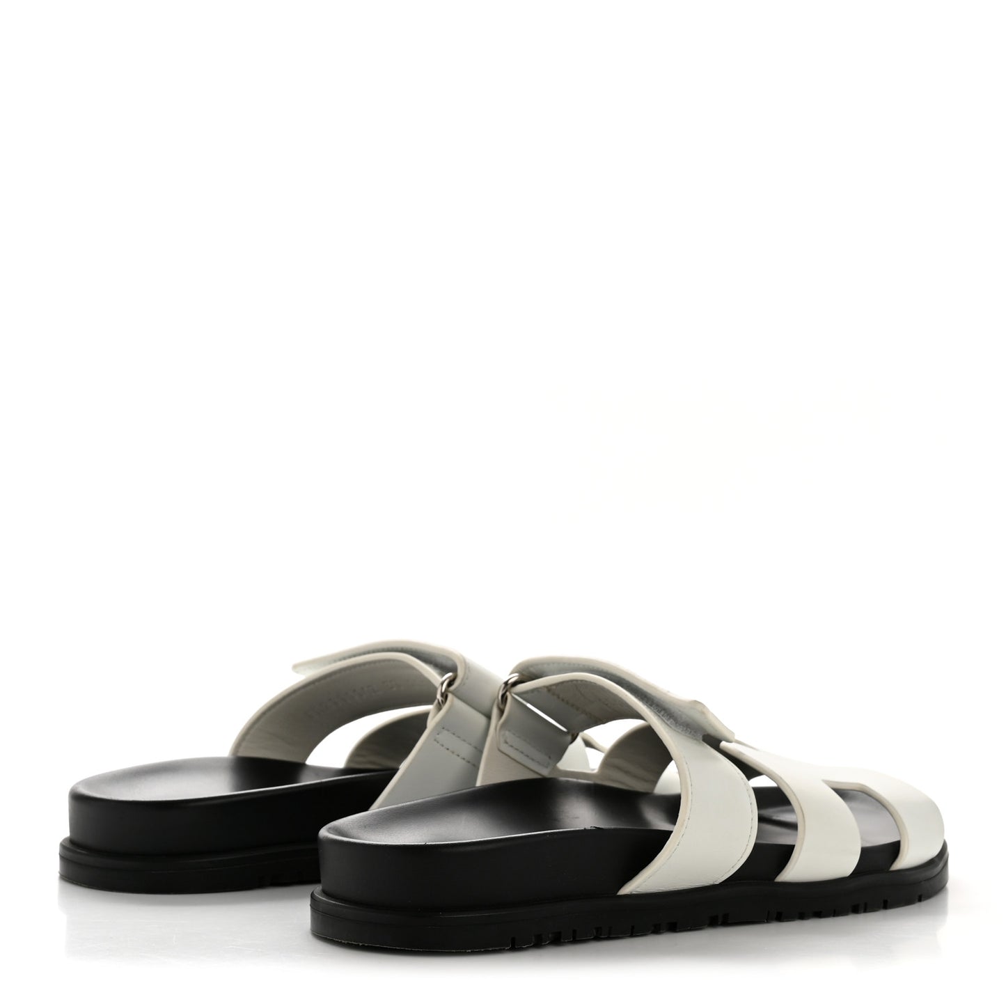 Calfskin Womens Chypre Sandals 37 White