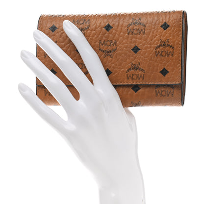 MCM Visetos Tri-Fold Wallet Cognac 2 of 7