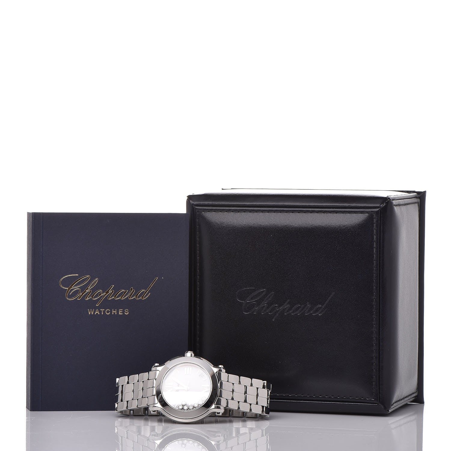 Chopard Stainless Steel 7 Diamond 36mm Happy Sport Quartz Watch 7 of 7