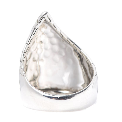 John Hardy Sterling Silver 22K Yellow Gold Palu Ring 54 7 3 of 4