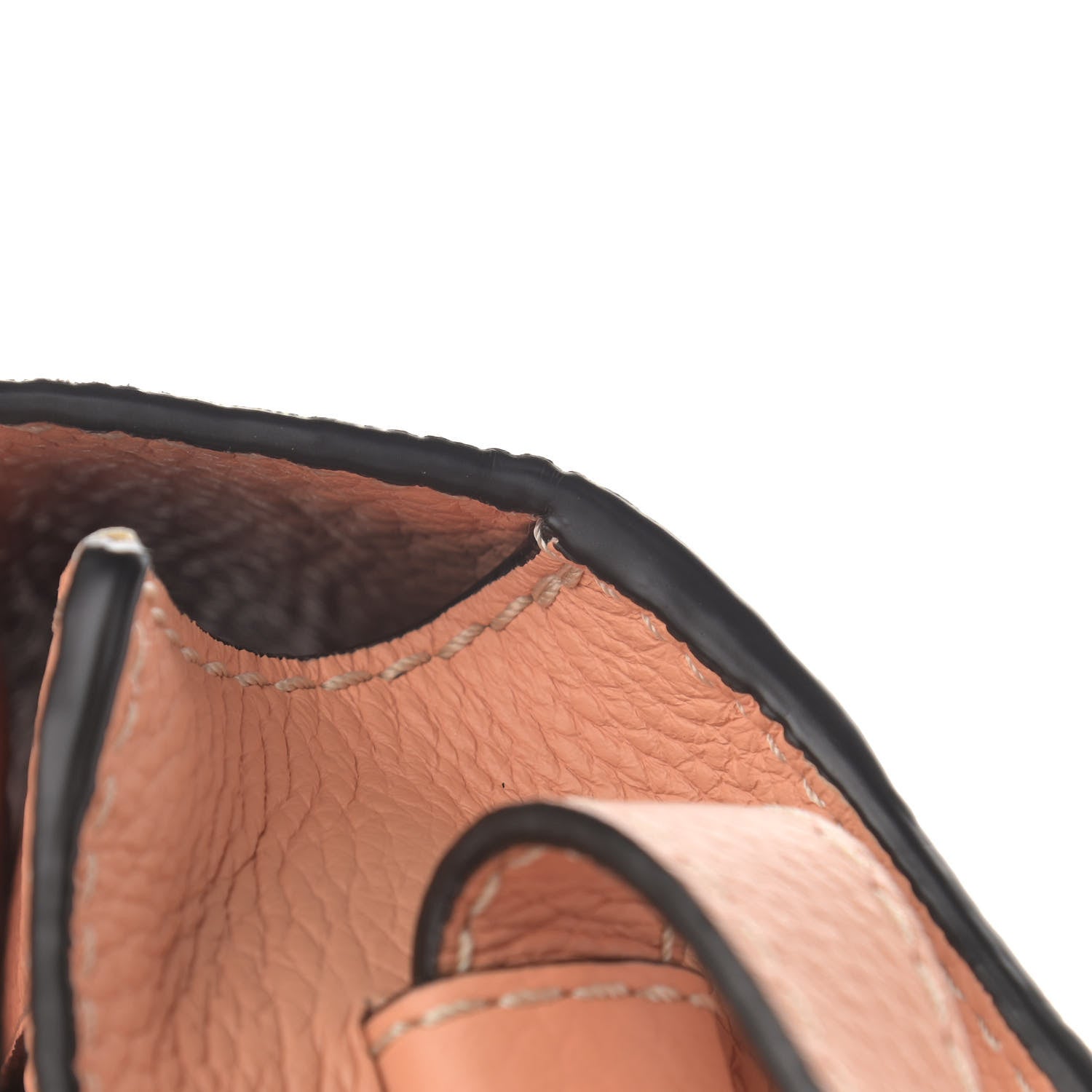 Chloe Calfskin Mini Marcie Round Crossbody Bag Peach Bloom 10 of 10