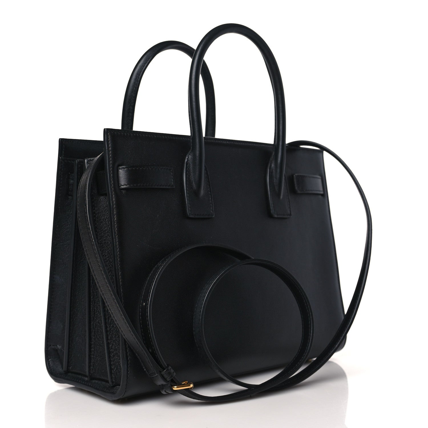 Saint Laurent Calfskin Baby Sac De Jour Black 3 of 10