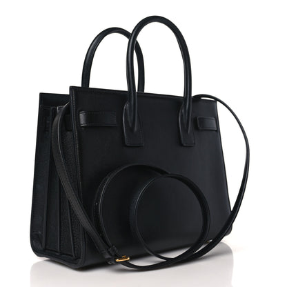 Saint Laurent Calfskin Baby Sac De Jour Black 3 of 10