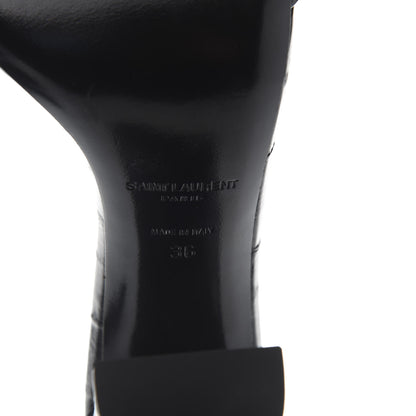 Saint Laurent Anguilla LouLou 105 Buckle Sandals 36 Black 7 of 8