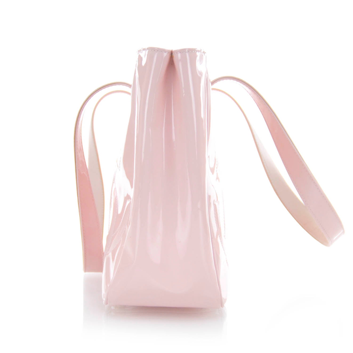 Chanel Patent CC Tote Pink 4 of 9