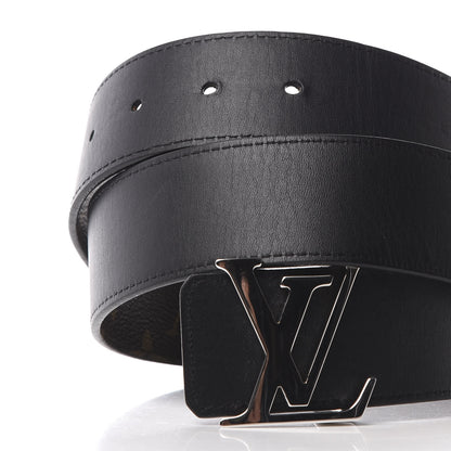 Louis Vuitton Calfskin Monogram 40mm LV Initiales Reversible Belt 80 32 Black 5 of 8