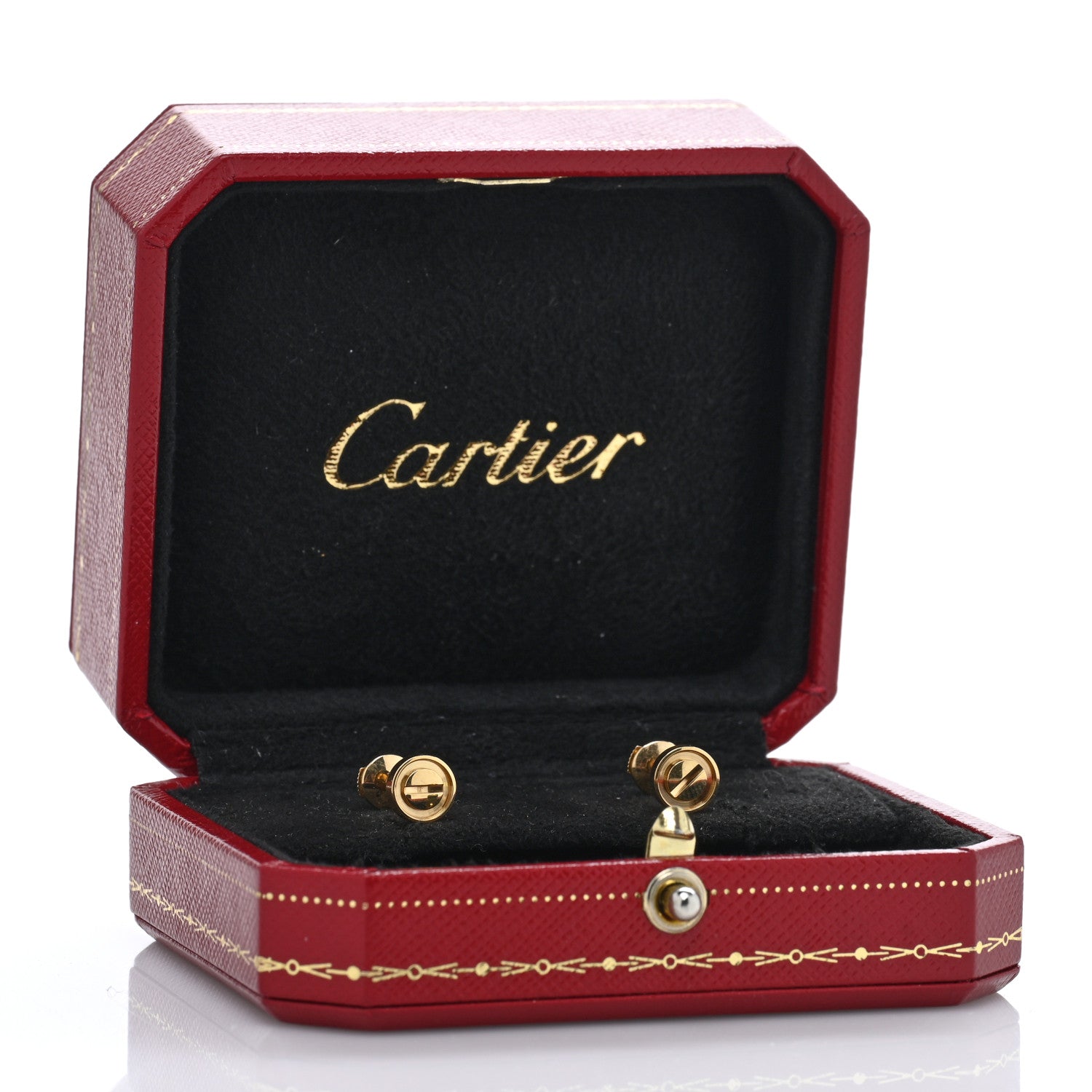 Cartier 18K Yellow Gold LOVE Earrings 5 of 5
