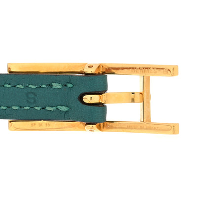 Hermes Swift Hapi 3 MM Triple Tour Wrap Bracelet S Malachite 3 of 3