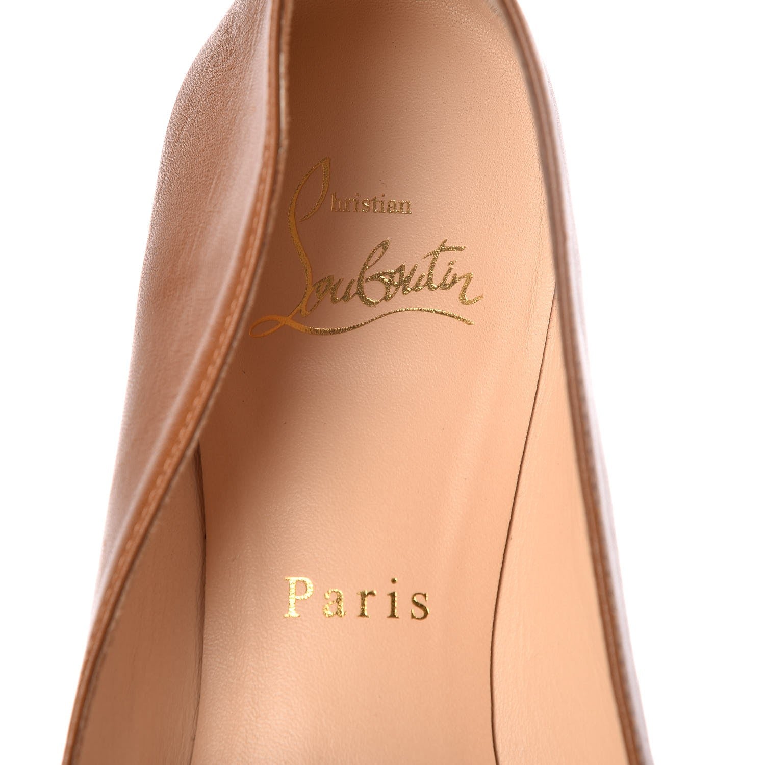 Christian Louboutin Shiny Nappa Ballalla Flats 39.5 Safari 5 of 8