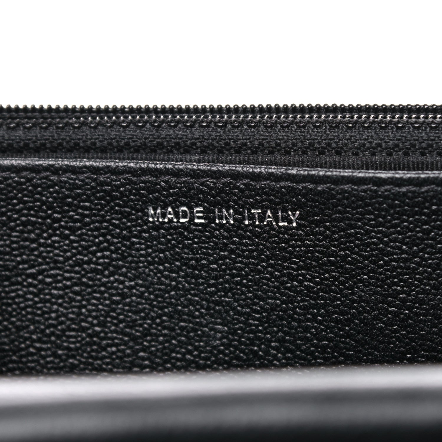 Chanel Grained Calfskin Quilted CC Box Wallet On Chain WOC Black 7 of 17