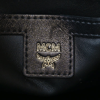 MCM Visetos Crossbody Messenger Beige 5 of 9