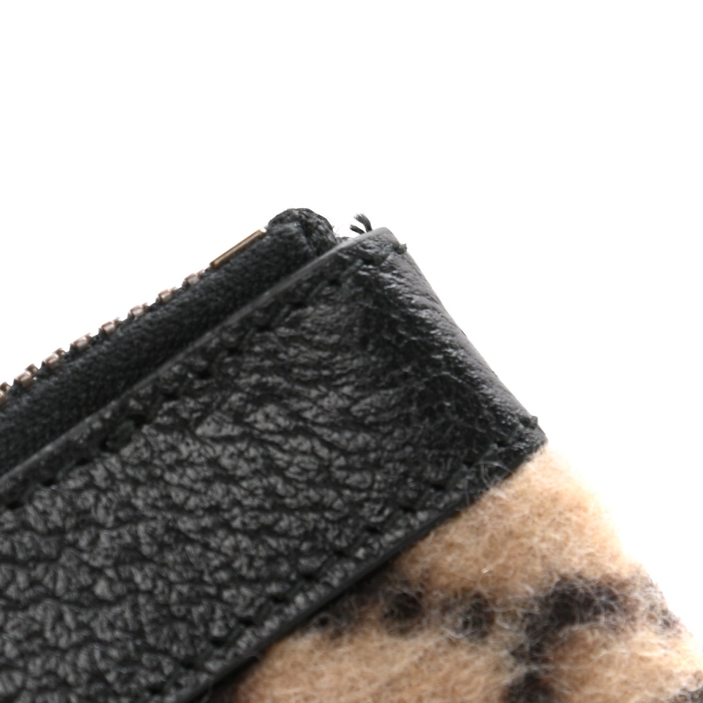 Covered Wool GG Monogram Smartphone Case Beige Ebony