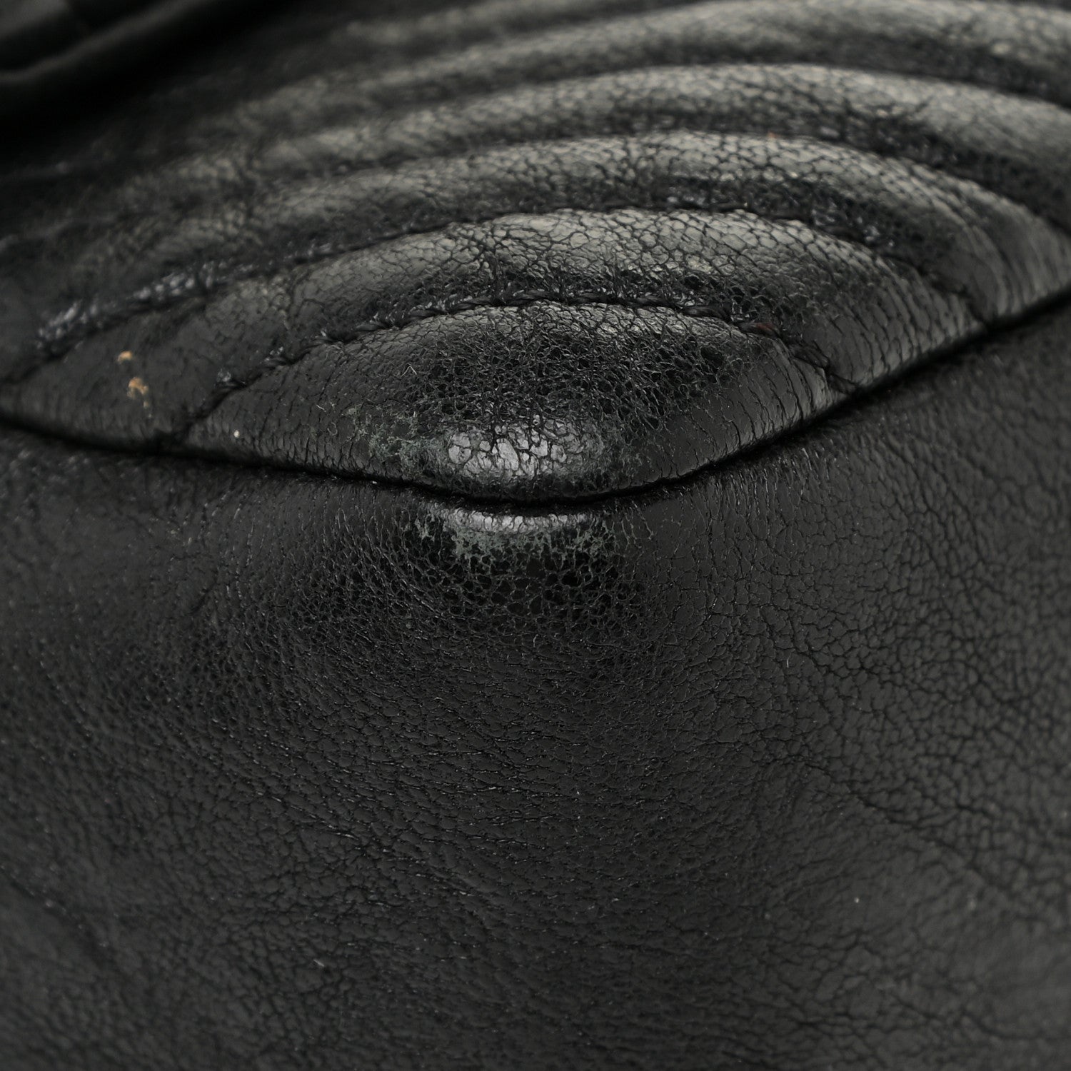 Chanel Calfskin Chevron Quilted Small Surpique Flap Black 12 of 21