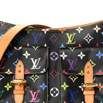 Louis Vuitton Monogram Multicolor Lodge GM Black 7 of 13