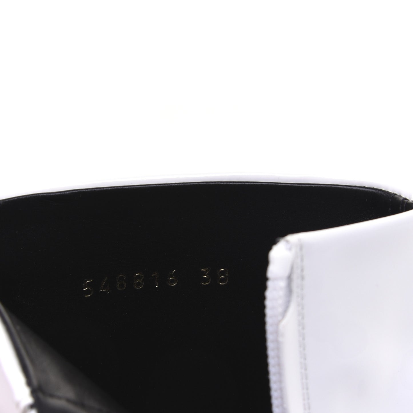 Patent BB Pointy Toe Ankle Booties 38 Optical White