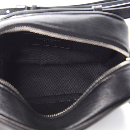 Saint Laurent Lambskin Monogram Lou Belt Bag Black 5 of 10