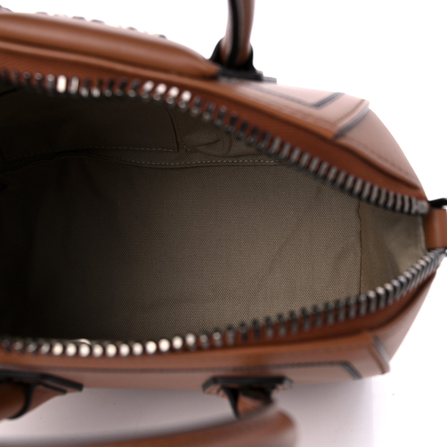 Calfskin Chain Detail Mini Antigona Caramel