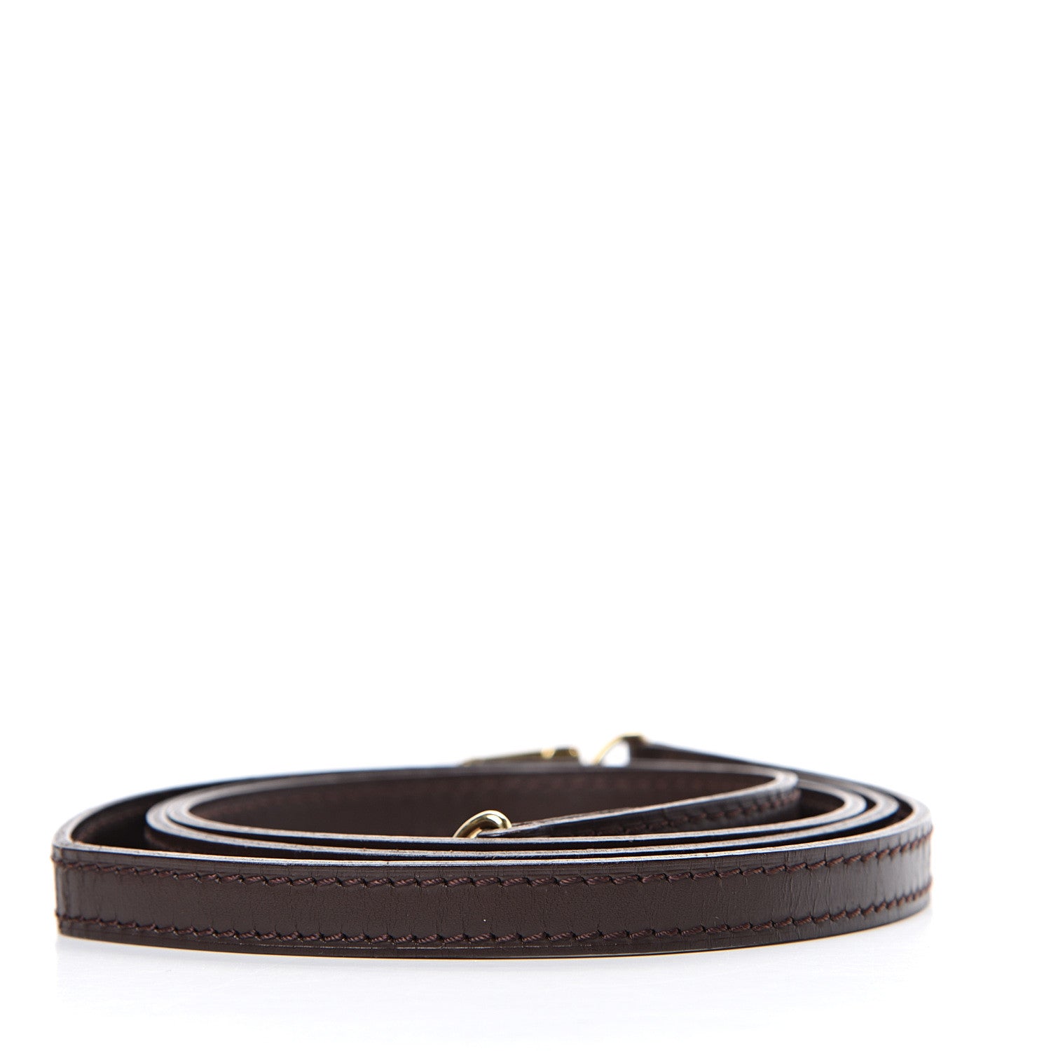 Louis Vuitton Calfskin 12mm Shoulder Strap Brown 2 of 7