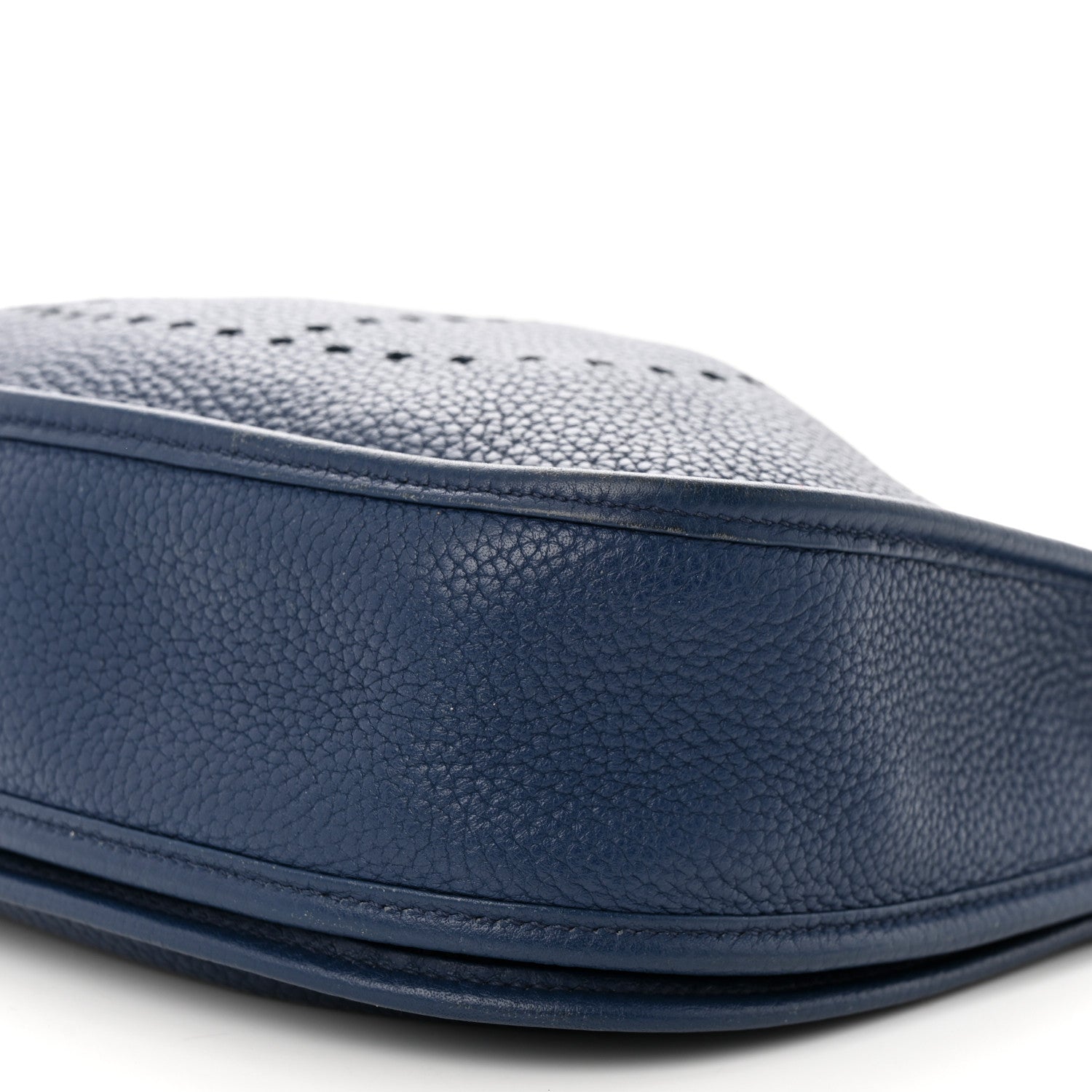 Hermes Taurillon Clemence Evelyne III PM Bleu De Malte 10 of 12