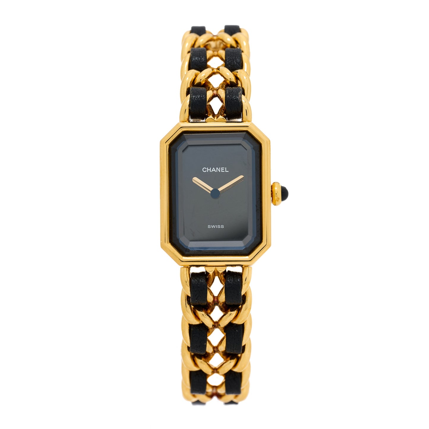 Stainless Steel Lambskin 20mm Chain Premiere Quartz Watch Gold M