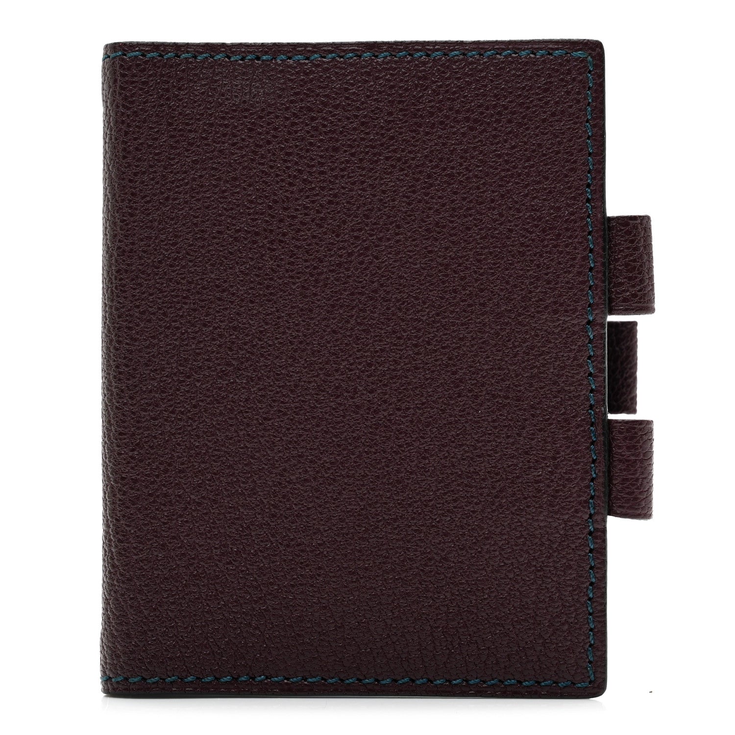 Hermes Chevre Mysore Bi-Color Globe Trotter Agenda Cover PM 1 of 8