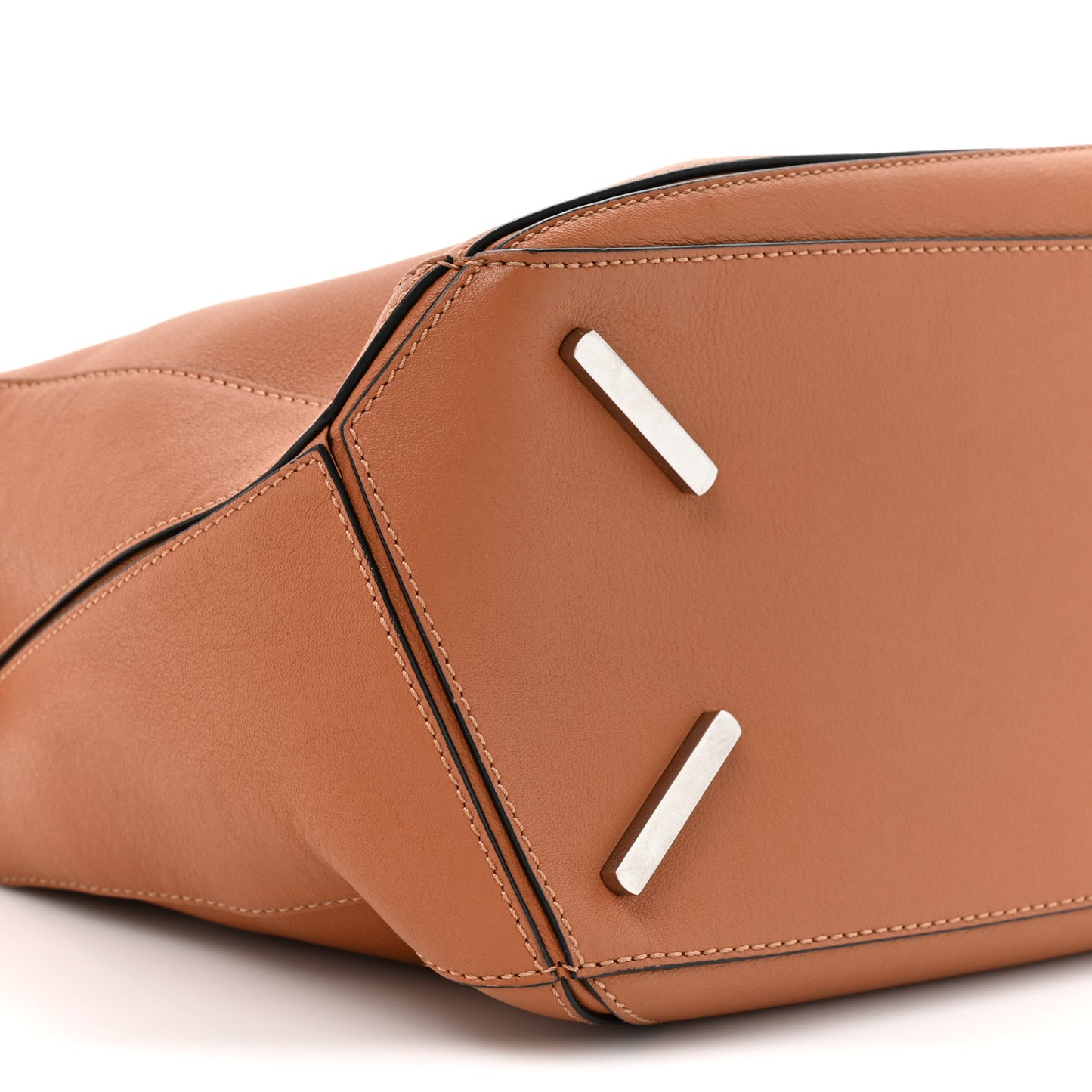 Calfskin Medium Puzzle Bag Tan