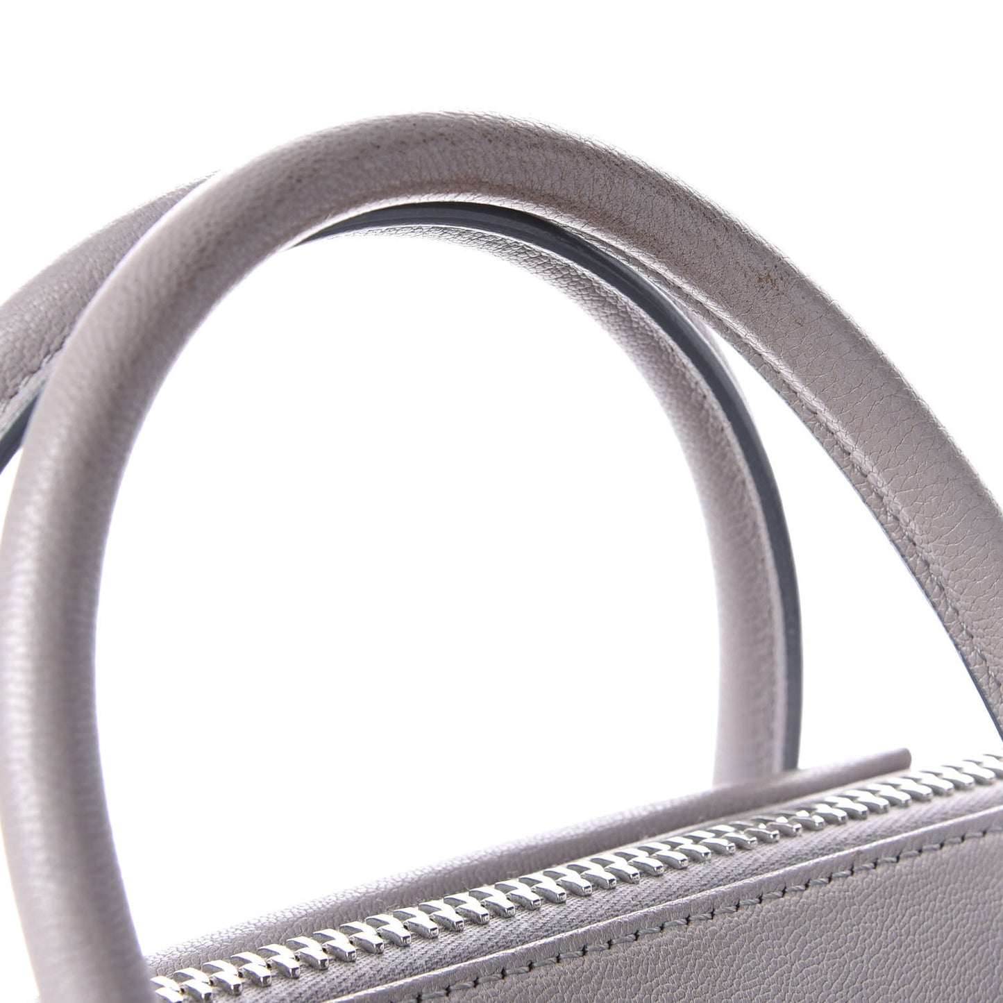 Sugar Goatskin Medium Antigona Pearl Grey