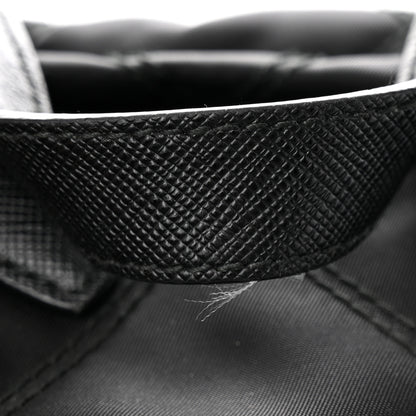 Prada Tessuto Nylon Saffiano Vela Quilted Backpack Black 19 of 19