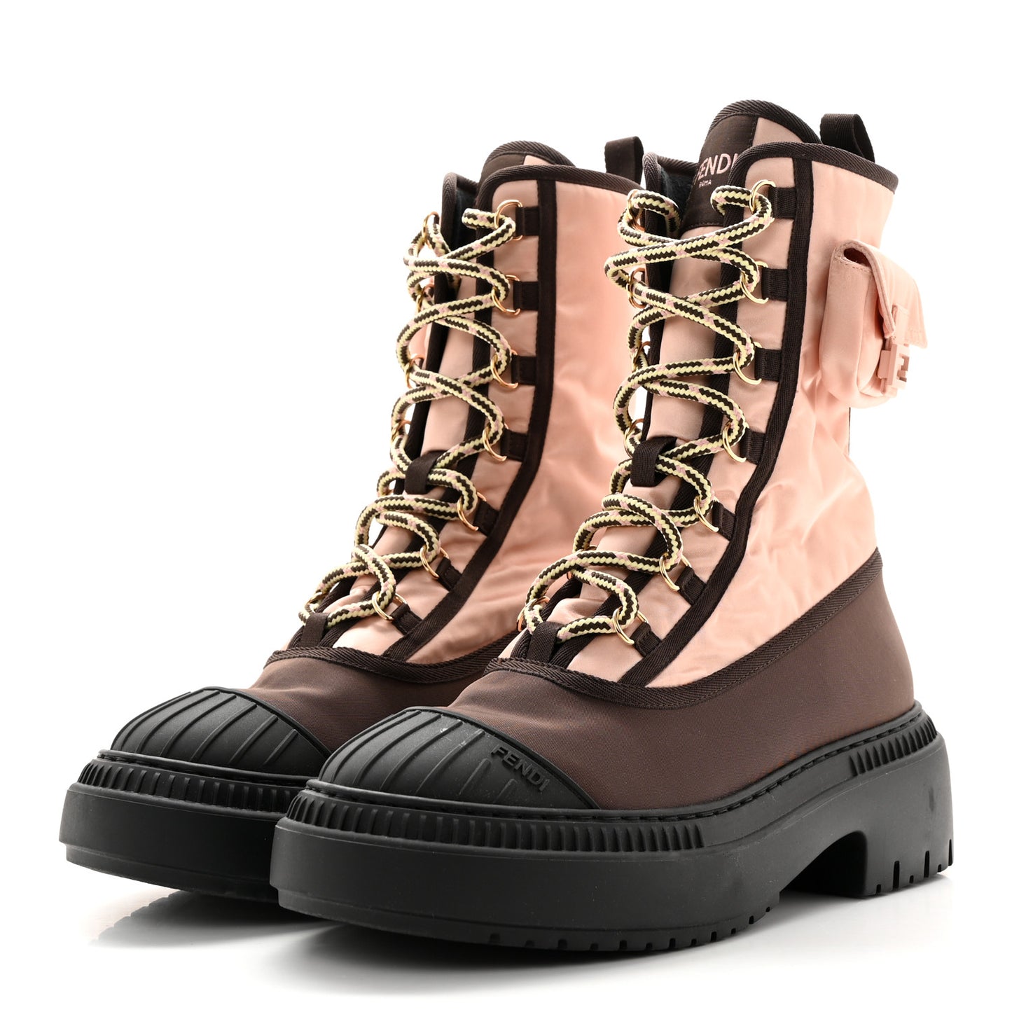 Nylon Baguette Domino 50mm Biker Boots 38 Baby Pink Nolita
