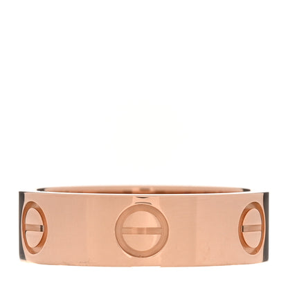 Cartier 18K Pink Gold 5.5mm LOVE Ring 52 6 3 of 4