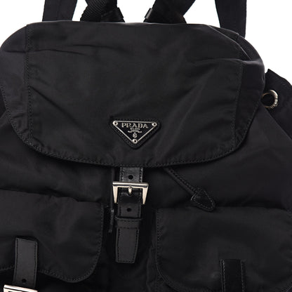 Prada Nylon Vela Medium Backpack Black 11 of 12