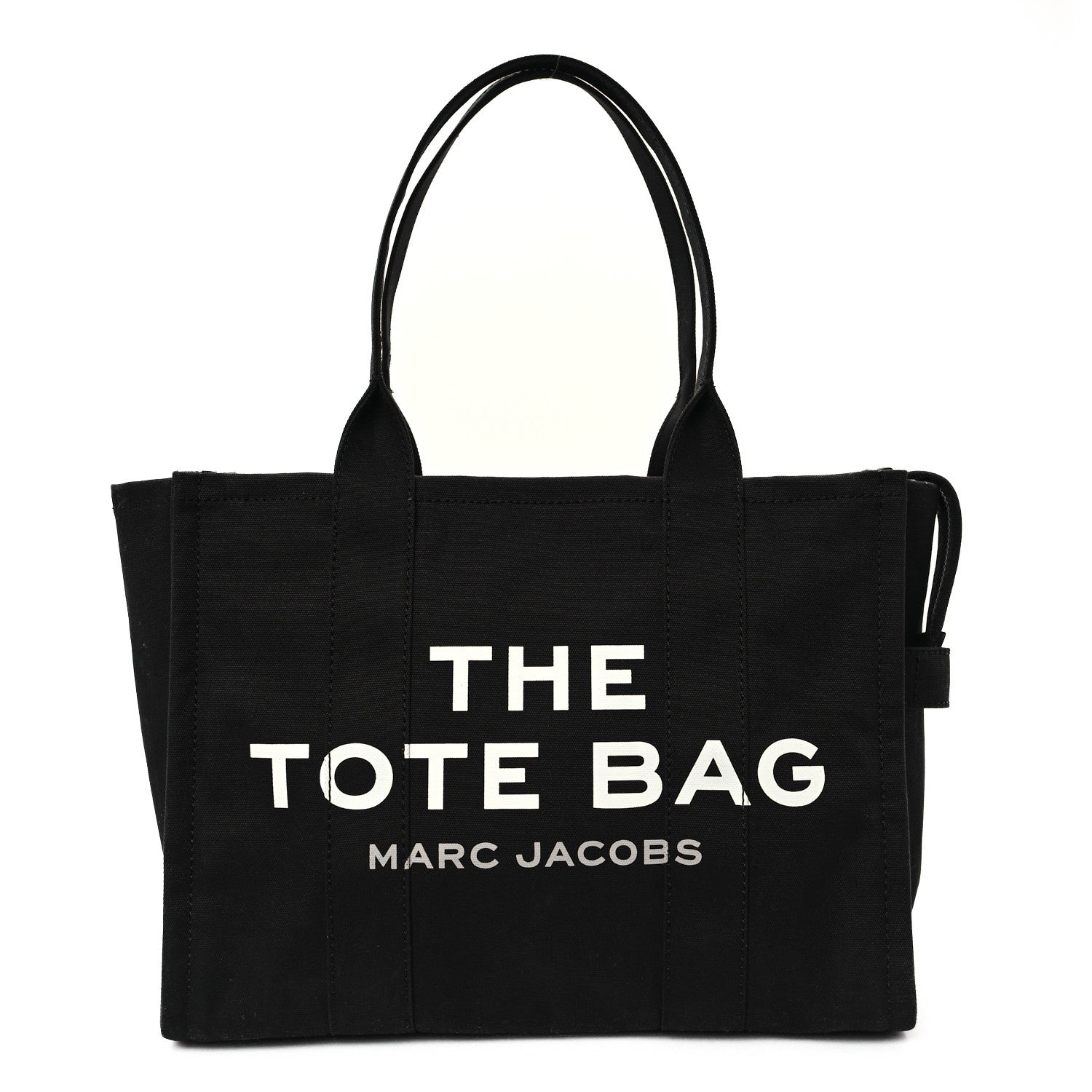Marc Jacobs Cotton Canvas Large The Tote Bag Black 1 of 12
