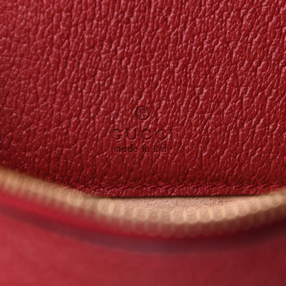 Gucci GG Supreme Monogram Web Flora Mini Ophidia Round Backpack Red 6 of 11