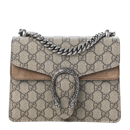 Gucci GG Supreme Monogram Mini Dionysus Shoulder Bag Taupe 1 of 9
