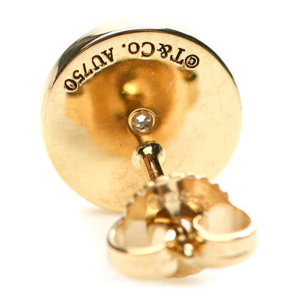 Tiffany 18K Yellow Gold Diamond Mini Atlas Earrings 4 of 5