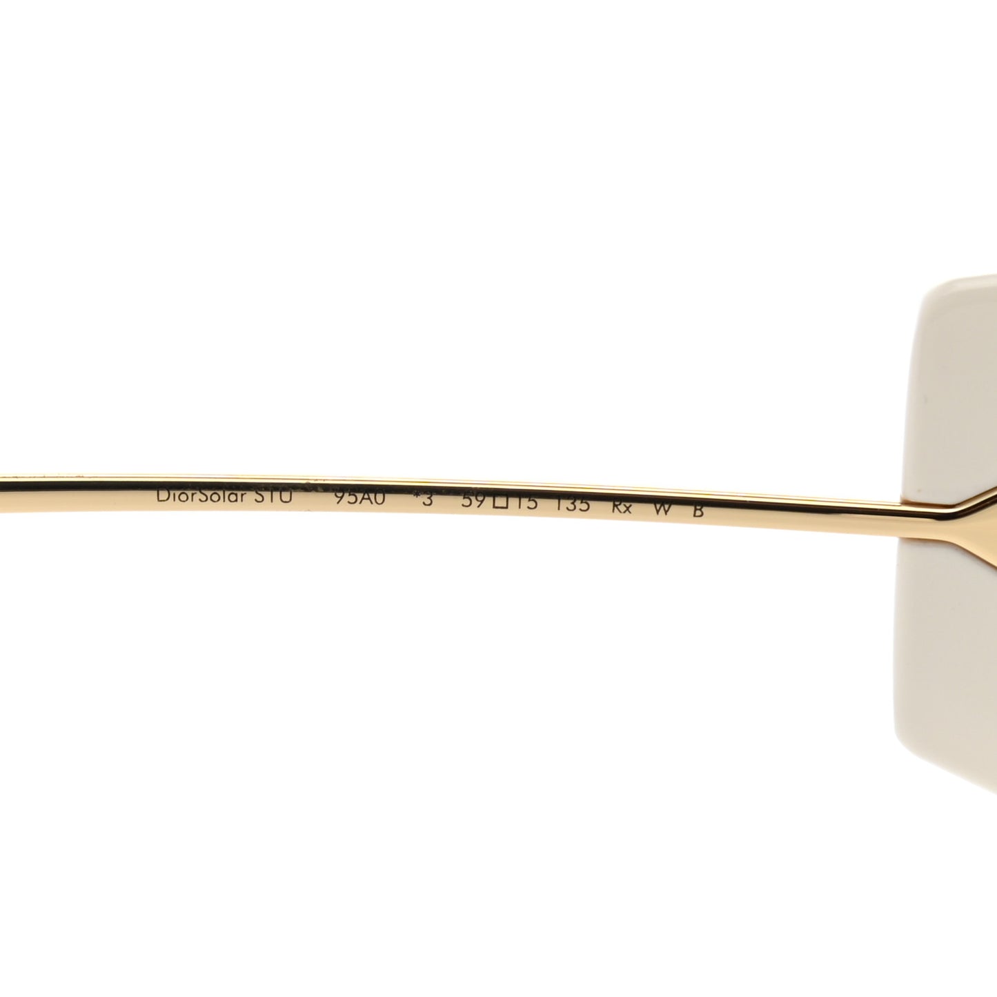 DiorSolar S1U Sunglasses White