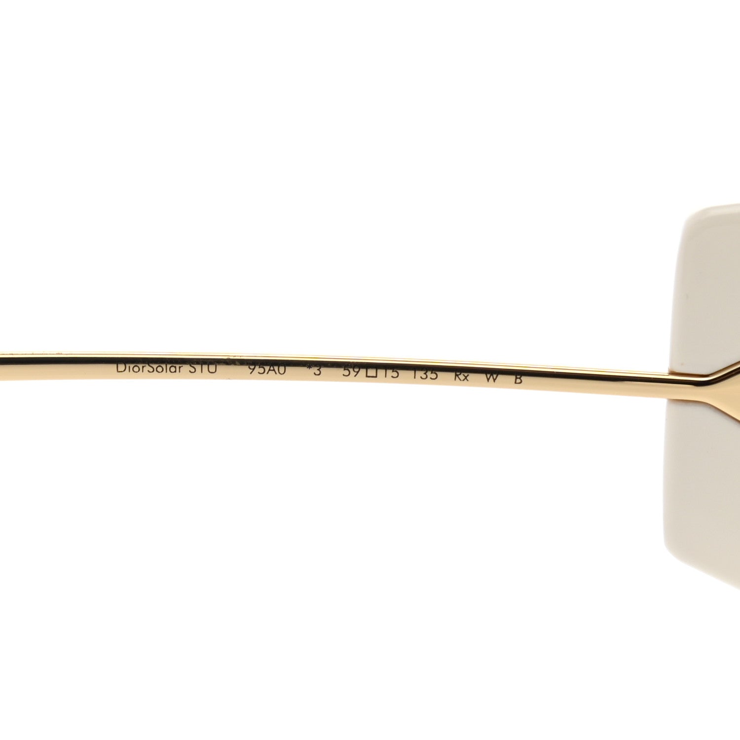 Christian Dior DiorSolar S1U Sunglasses White 7 of 8