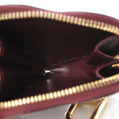 Louis Vuitton Vernis Heart Coin Purse Rouge Fauviste 5 of 7