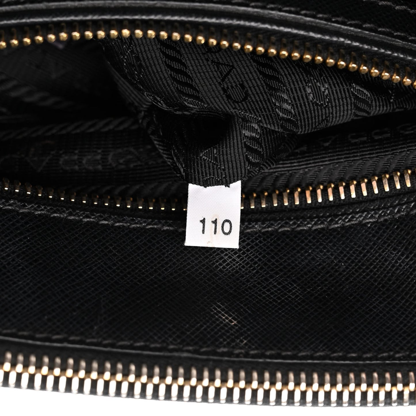 Saffiano Small Galleria Double Zip Tote Black