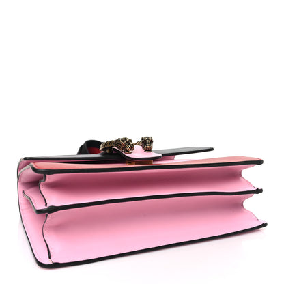 Gucci Moon Calfskin Web Medium Dionysus Bamboo Top Handle Bag Sugar Pink Blue Agata Hibiscus Red 4 of 9