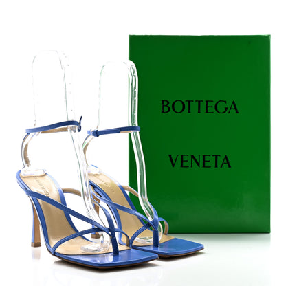 Bottega Veneta Lambskin Stretch Multi Strap 90mm Sandals 40.5 Aquarium 13 of 13