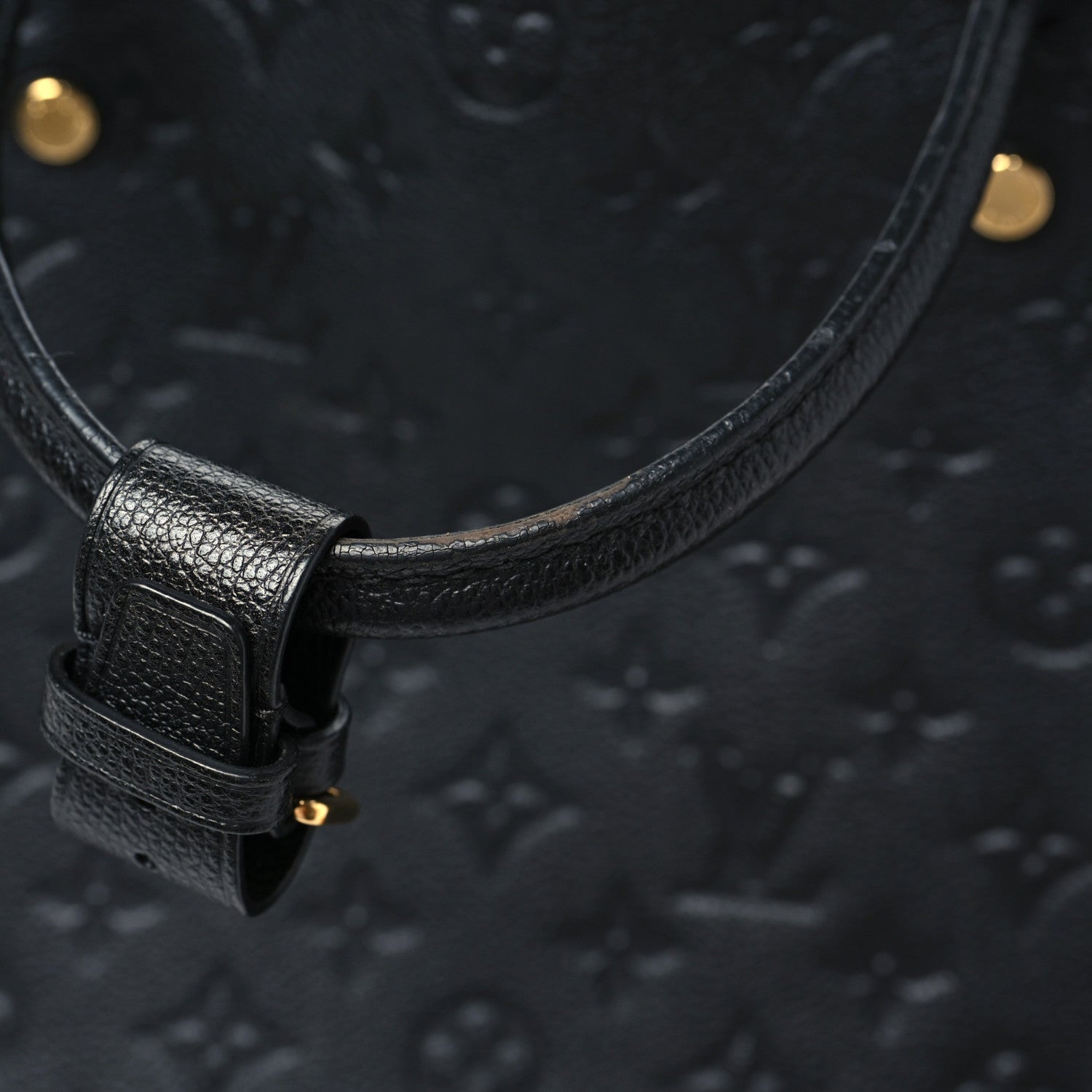 Louis Vuitton Empreinte Montaigne GM Black 8 of 9