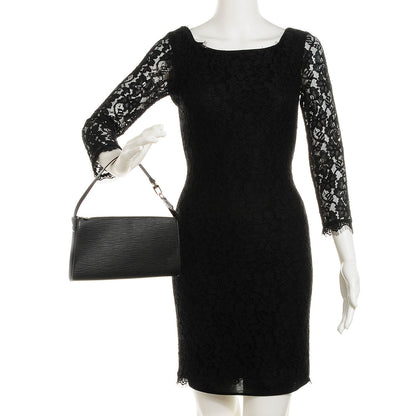 Louis Vuitton Epi Pochette Accessories 24 Black 2 of 7