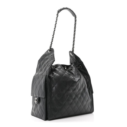 Chanel Caviar Quilted Medium Chanel 25 Handbag Black 4 of 11