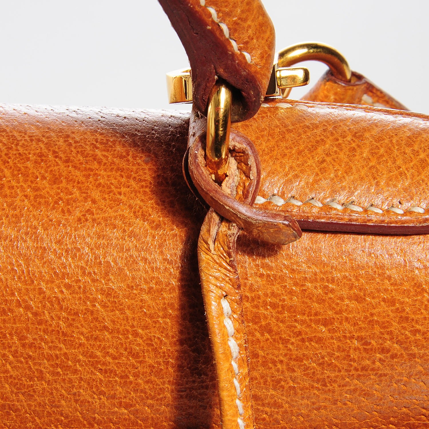 Hermes Peau Porc Kelly Sellier 32 Gold 5 of 28