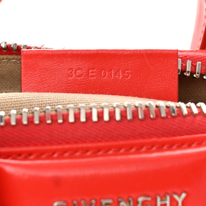 Givenchy Shiny Lord Calfskin Mini Antigona Red 7 of 14