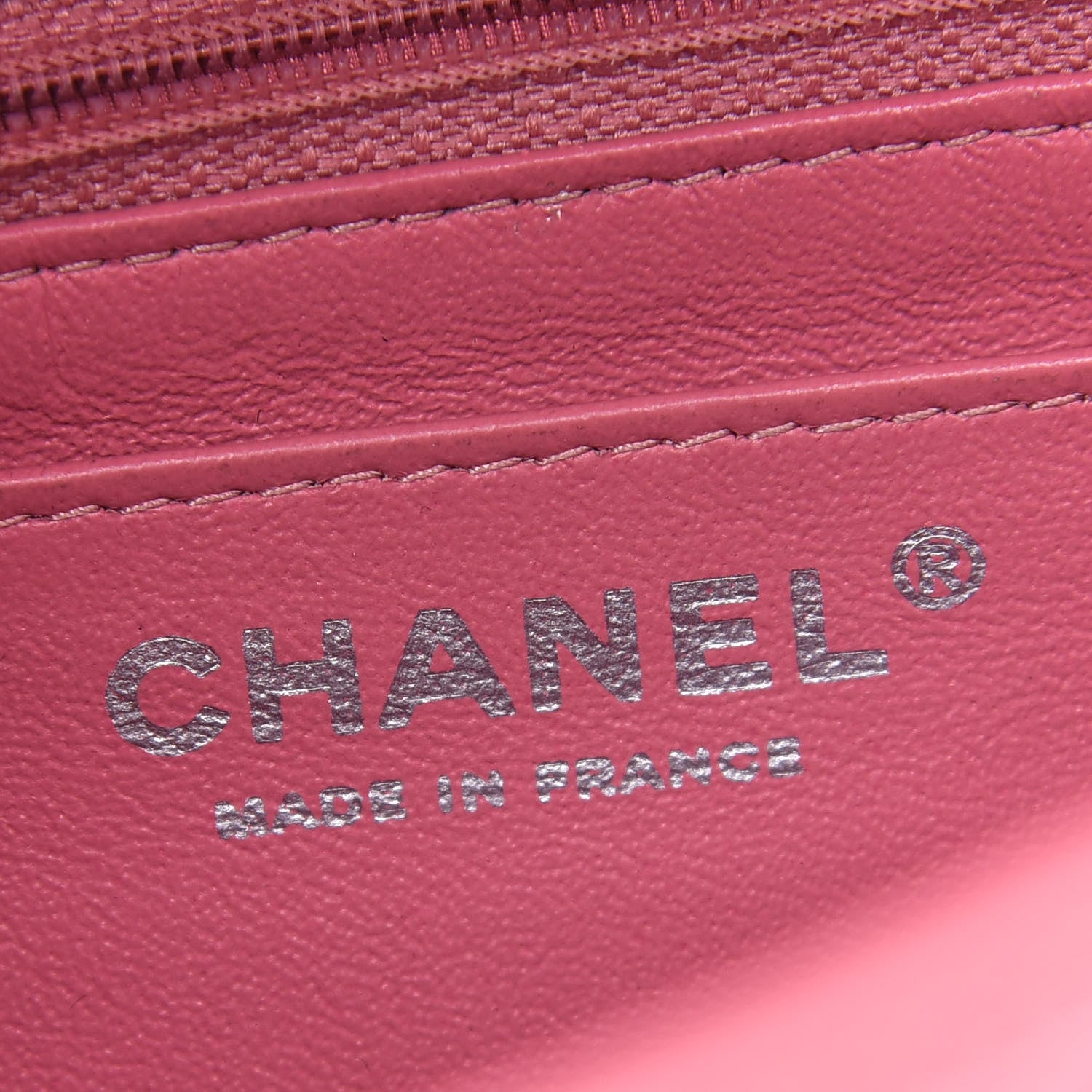 Chanel Lambskin Quilted Mini Rectangular Flap Pink 6 of 9